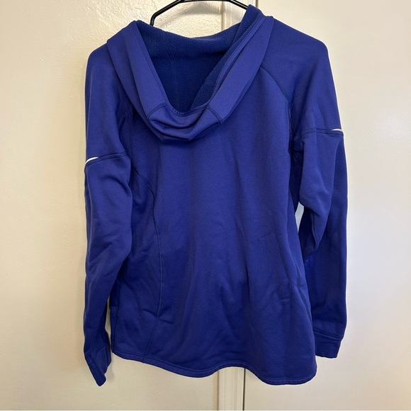 REI Purple Zip Up Hoodie Women’s XL - Soft Interior, Thumb Holes, Stretch Fabric - Picture 9 of 11